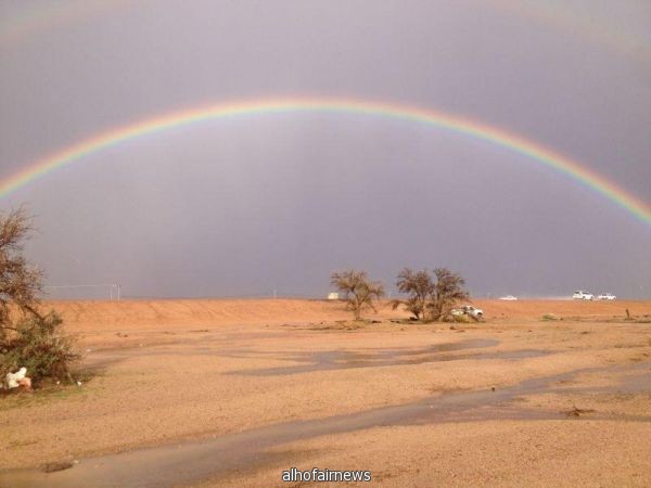 صور الأمطار على منطقة حائل