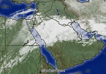 هطول أمطار رعدية قد تصحب بزخات من البرد على مناطق الجوف وحائل والقصيم والحدود الشمالية 