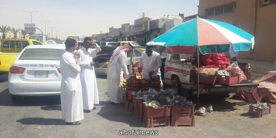  أمانة الرياض تصادر 1000 كرتون خضروات وفواكه من 7احياء 