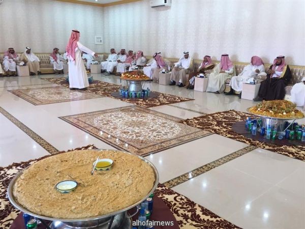 ثاني أيام العيد صباحاً في منزل سند بن سحيمان السمير 