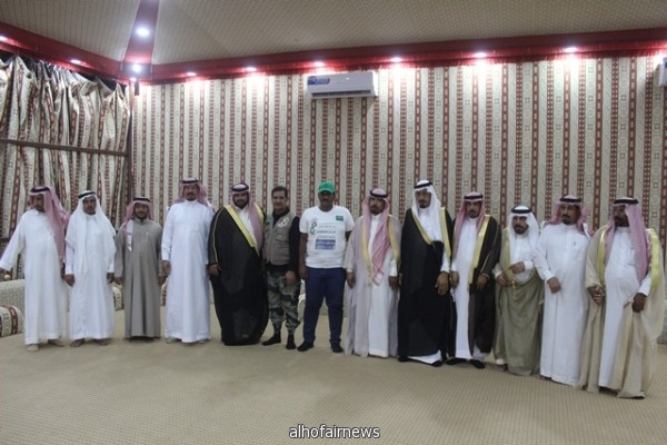 وصول الرحال السعودي محمد الهمزاني للحفير واستضافة الأمعط العردان له