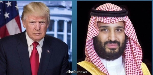 ولي العهد يتلقى اتصالاً هاتفيًّا من الرئيس الأمريكي