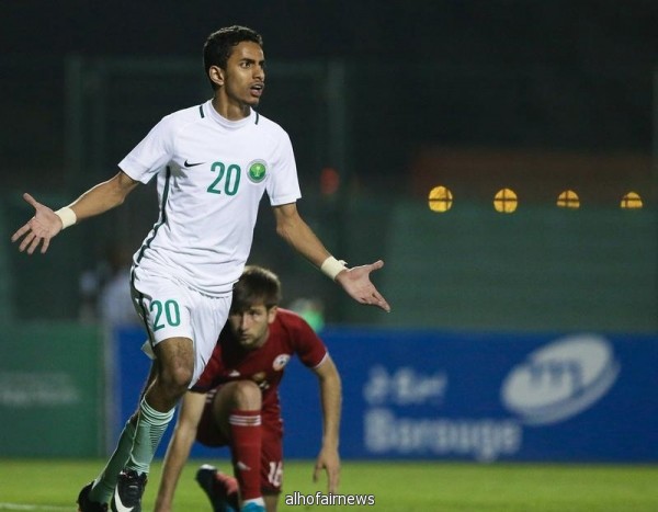 "الأخضر الشاب" يتغلب على منتخب أرمينيا بثلاثية نظيفة