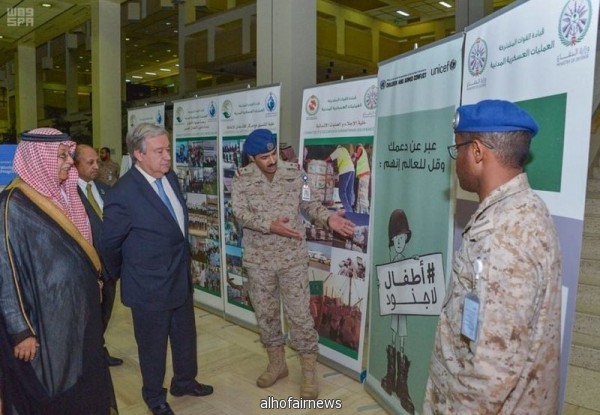 "فهد بن تركي" يُطلع الأمين العام للأمم المتحدة على الانتهاكات الحوثية للقانون الإنساني الدولي